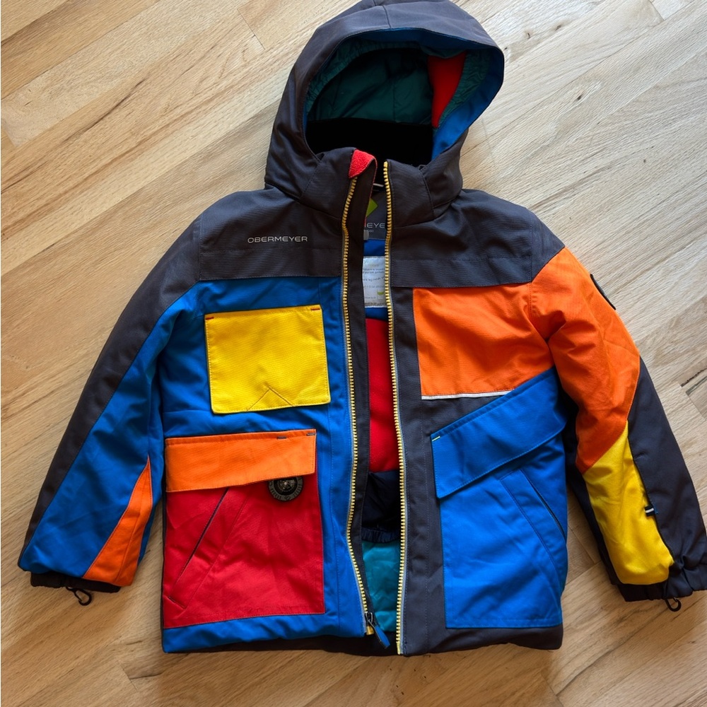 Obermeyer Kids' Jacket in Blue and Red